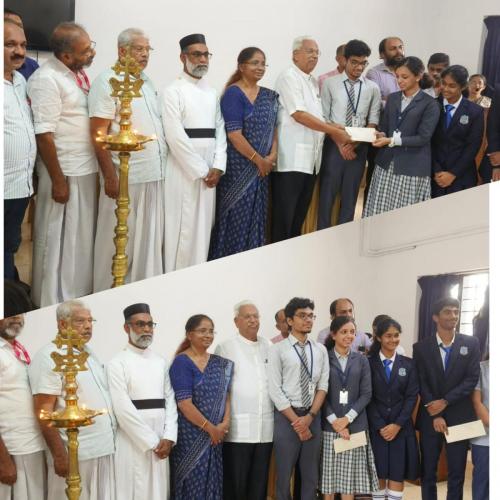First position in an Inter school level Quiz competition 